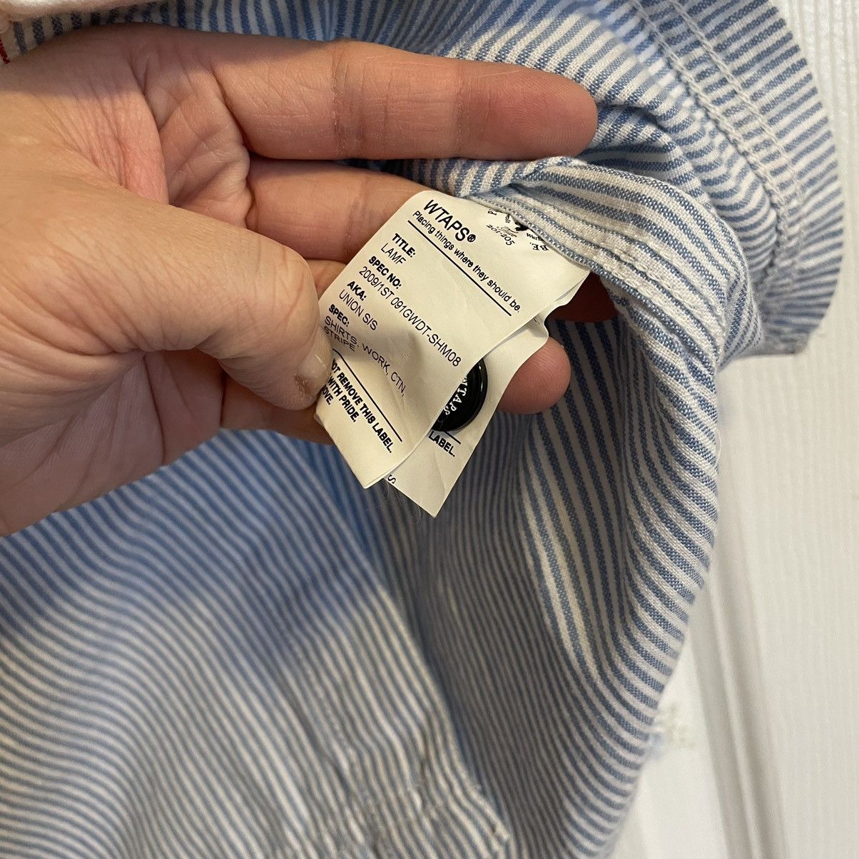 Wtaps Wtaps Striped Shirt Size US M / EU 48-50 / 2 - 10 Thumbnail