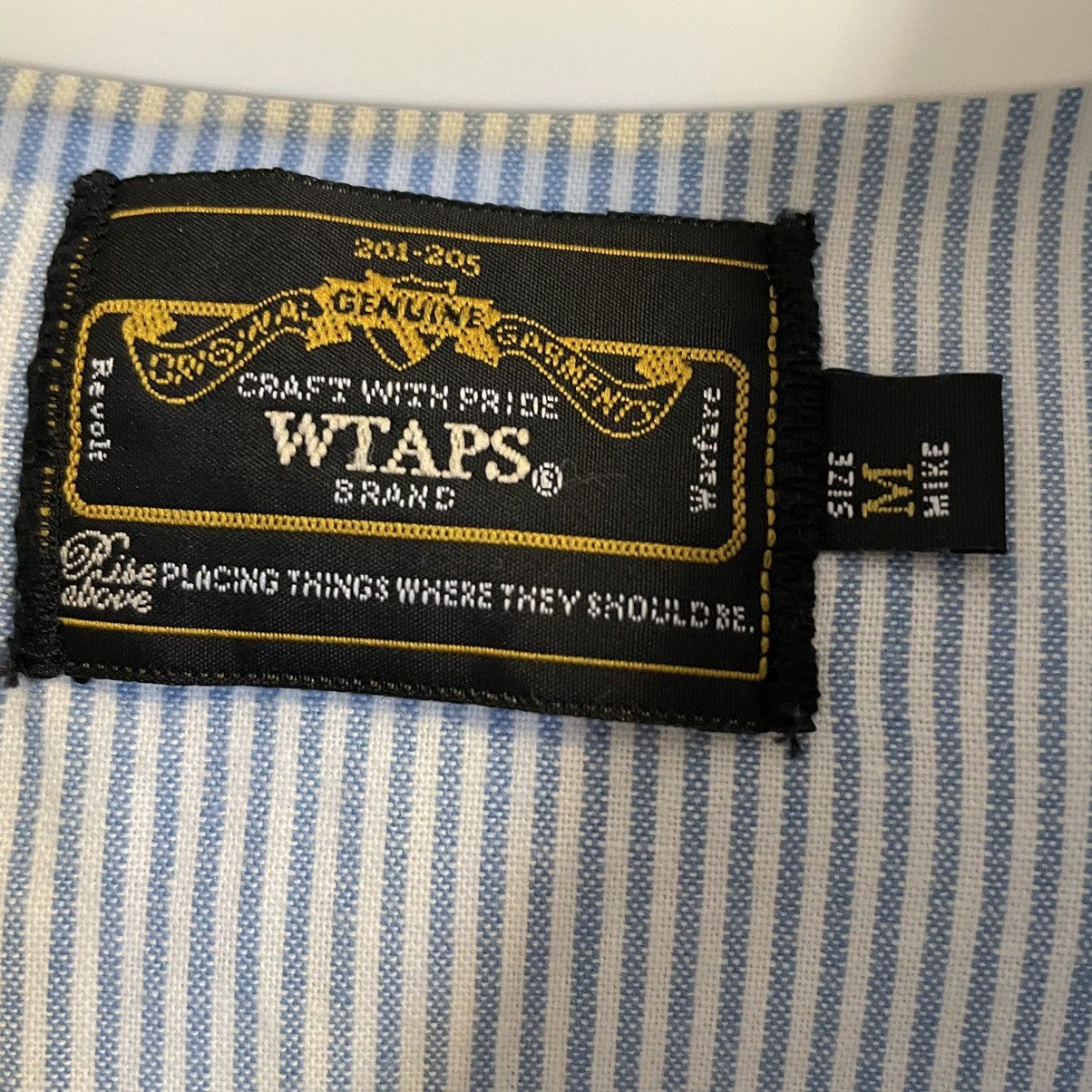 Wtaps Wtaps Striped Shirt Size US M / EU 48-50 / 2 - 4 Thumbnail