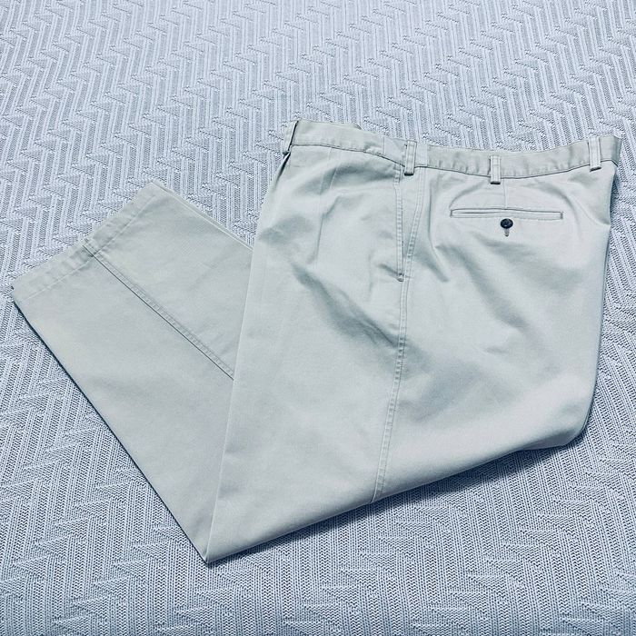 Vintage Norsport khaki chino smart finish pants | Grailed