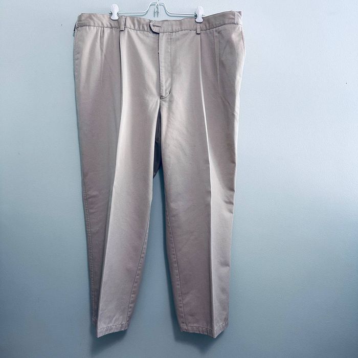 Vintage Norsport khaki chino smart finish pants | Grailed