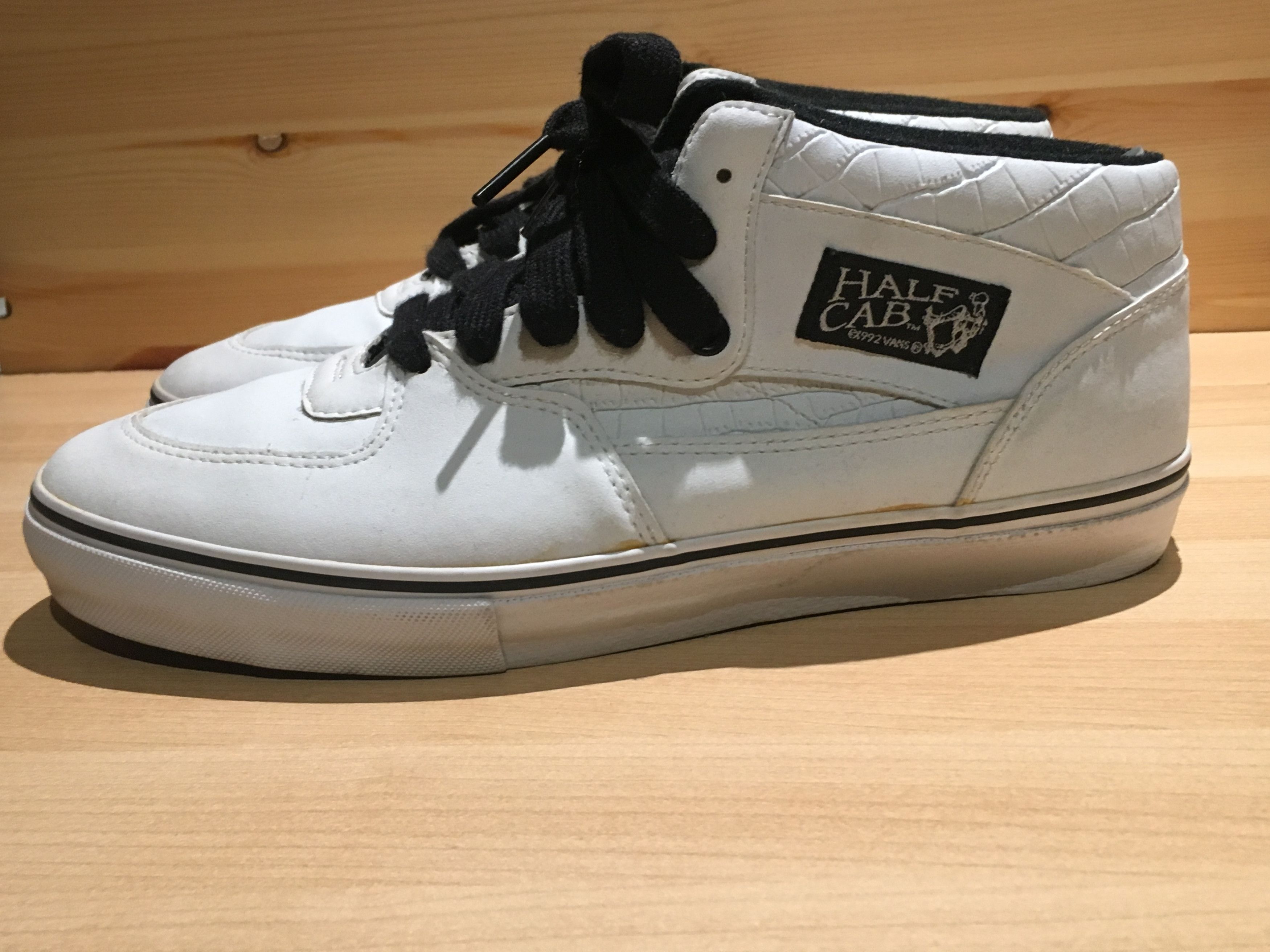 Vans Vans Half Cab Bullet Proof White Grailed