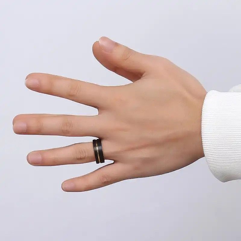 Other Thin Gold-color Line Ring Size ONE SIZE - 3 Thumbnail