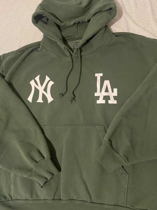 Holiday Brand Holiday Brand NY LA Hoodie Forest Green large | Grailed