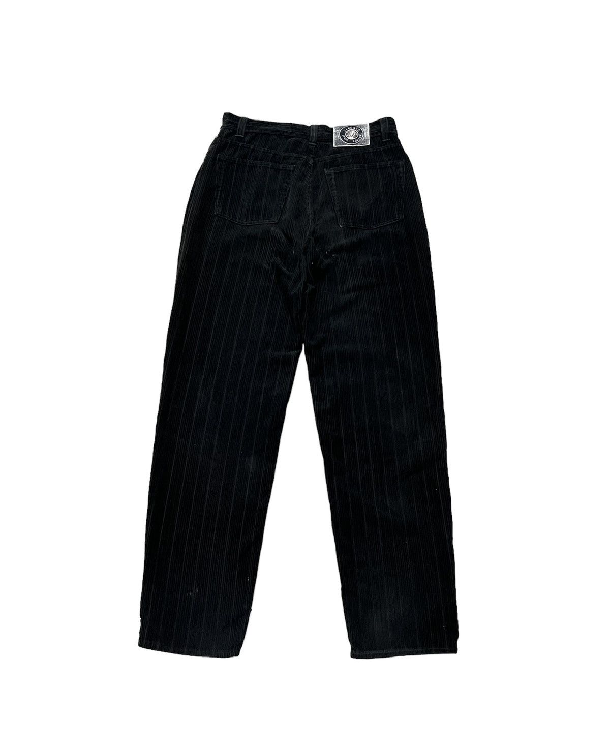Versace Vintage classic Versace black baggy coduroy pant Size US 30 / EU 46 - 1 Thumbnail