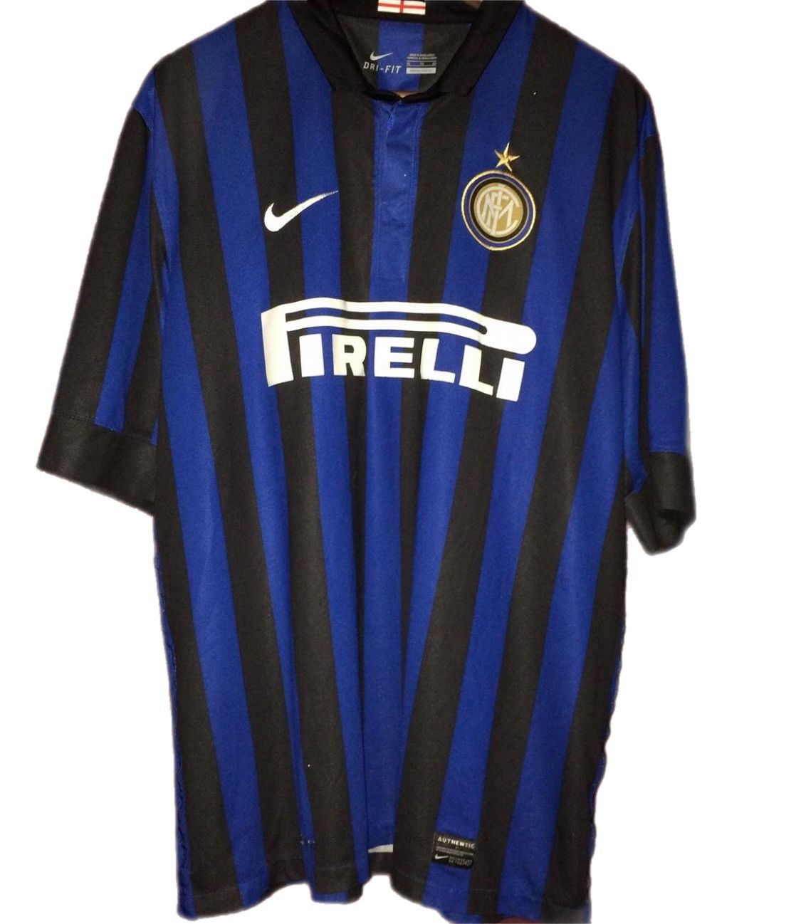 Nike Nike Inter Milan Polo Jersey Size US XL / EU 56 / 4 - 1 Thumbnail