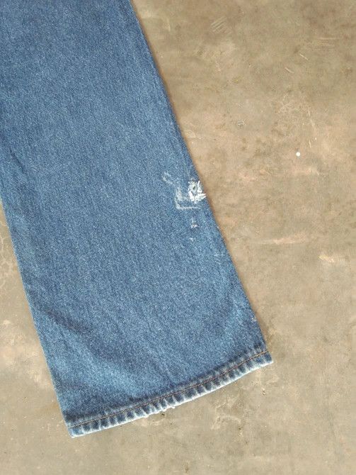 Levi's × Vintage 80s Vintage Levis 501 xx Made In USA Distressed Jeans 29x33 Size US 29 - 4 Thumbnail