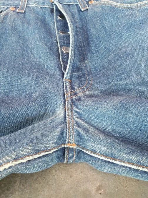 Levi's × Vintage 80s Vintage Levis 501 xx Made In USA Distressed Jeans 29x33 Size US 29 - 9 Thumbnail