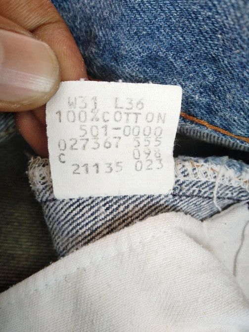 Levi's × Vintage 80s Vintage Levis 501 xx Made In USA Distressed Jeans 29x33 Size US 29 - 13 Thumbnail