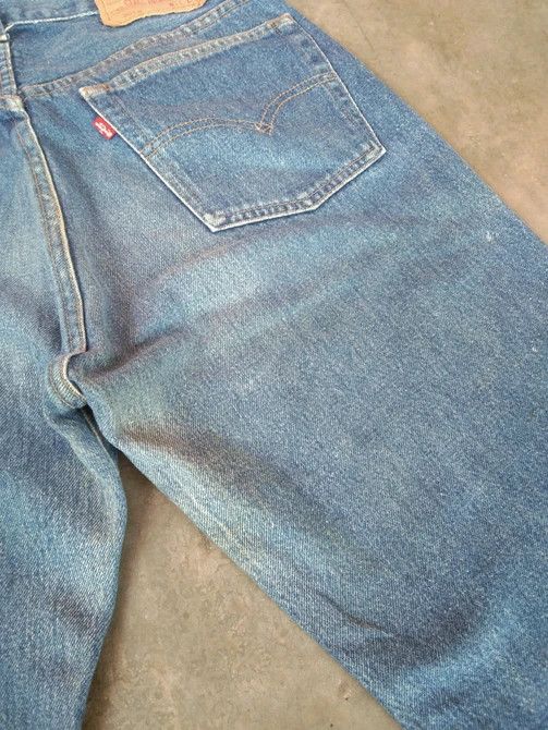 Levi's × Vintage 80s Vintage Levis 501 xx Made In USA Distressed Jeans 29x33 Size US 29 - 5 Thumbnail