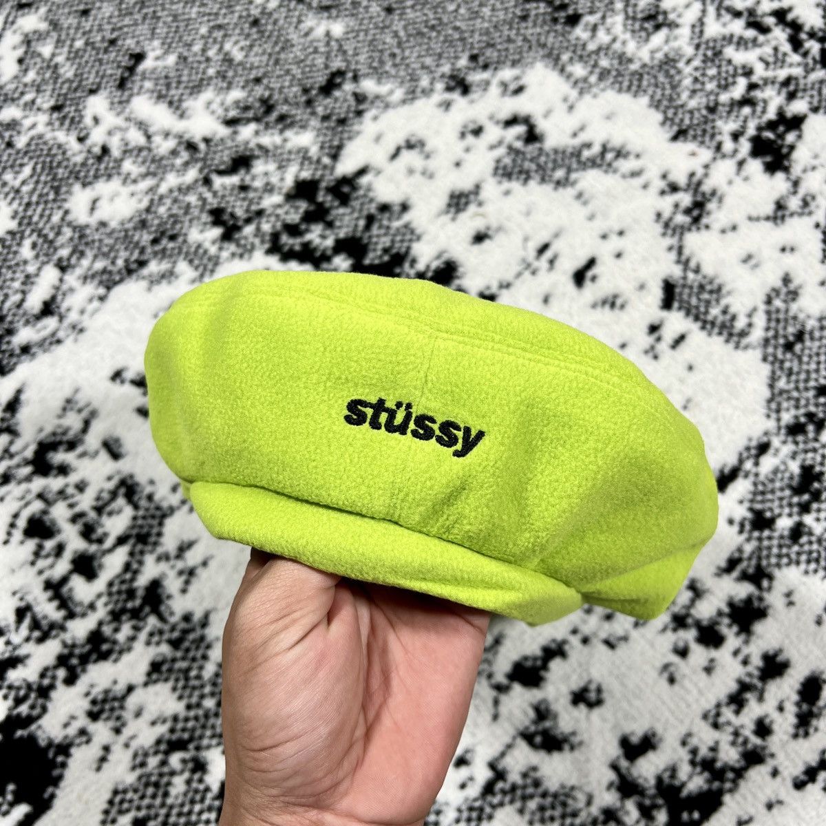 Stussy green discount beret