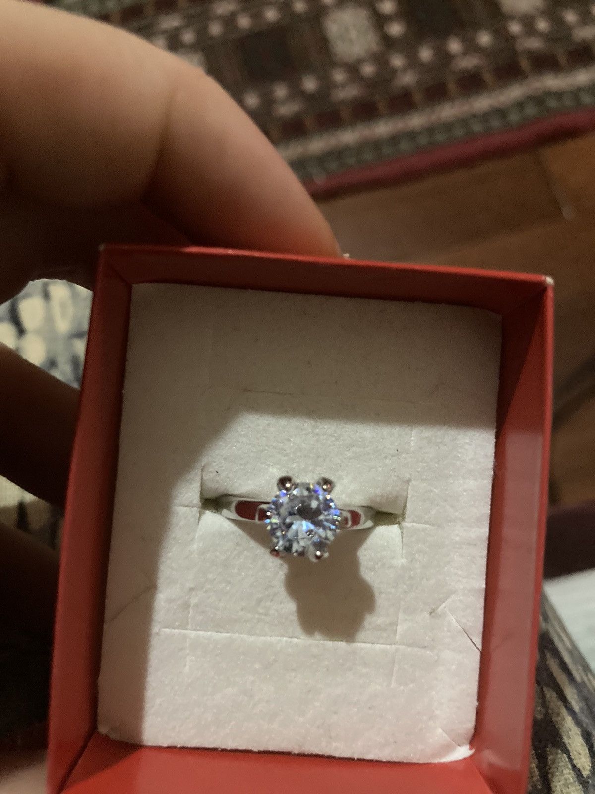 Jewelry Silver plated and jewelled ring Size ONE SIZE - 2 Thumbnail