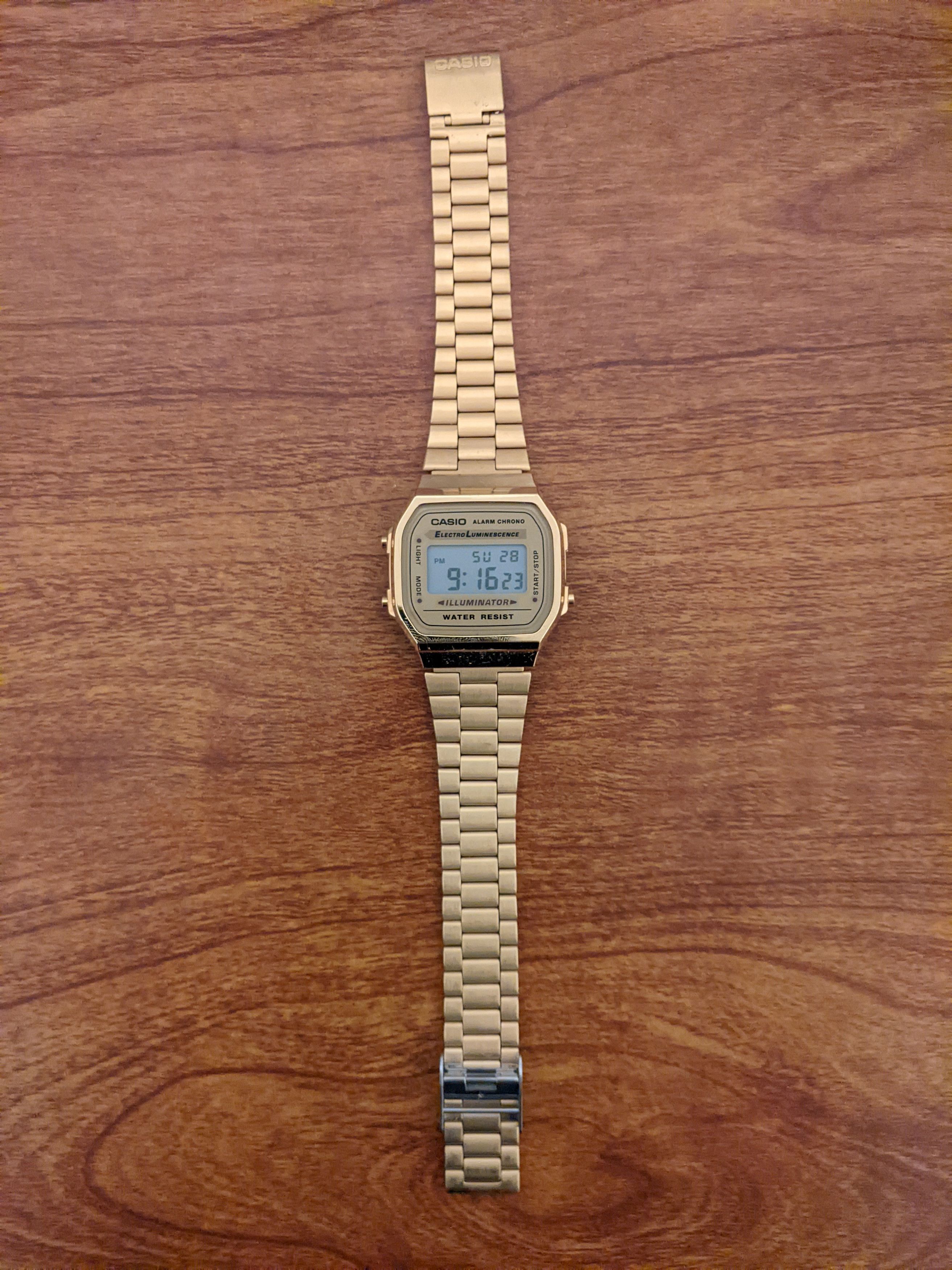 price of casio gold watch