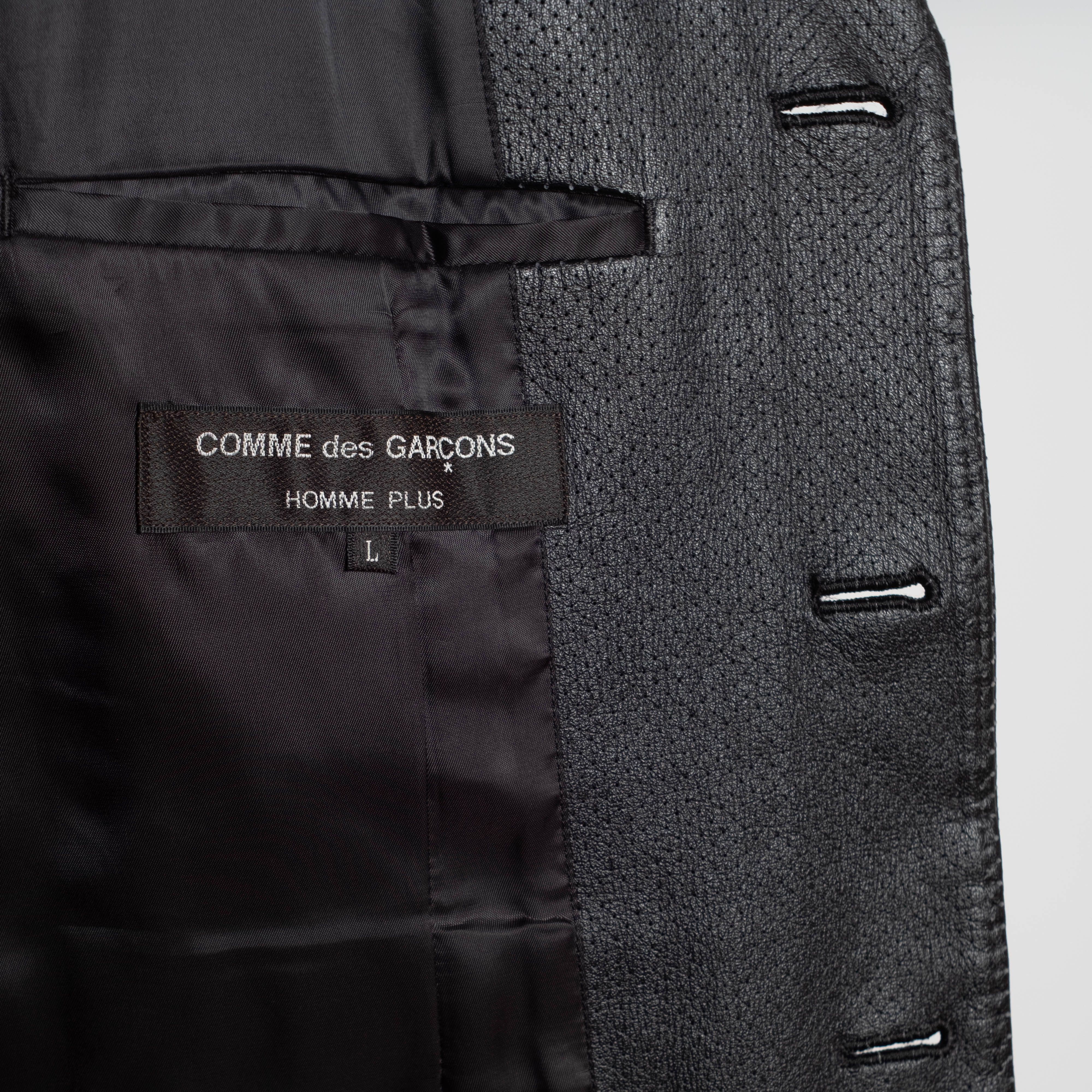 Comme des Garcons Homme Plus COMME DES GARÇONS Homme Plus faux leather jacket Size US L / EU 52-54 / 3 - 5 Thumbnail