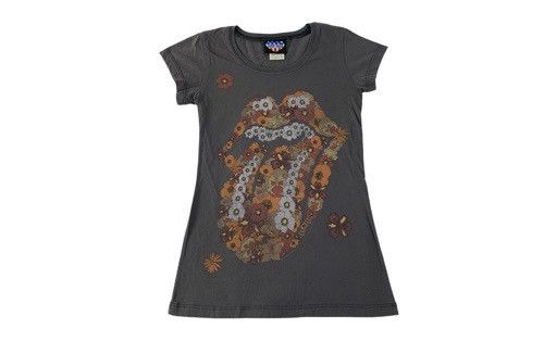 Junk Food Hype The Rolling Stone X Junk Food Big Tongue Floral Logo Size XS / US 0-2 / IT 36-38 - 1 Thumbnail