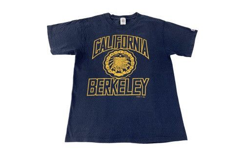 image of Logo 7 x Vintage 90's Ucla California Berkeley Big Logo Spell Out Tee, Men's (Size Large)