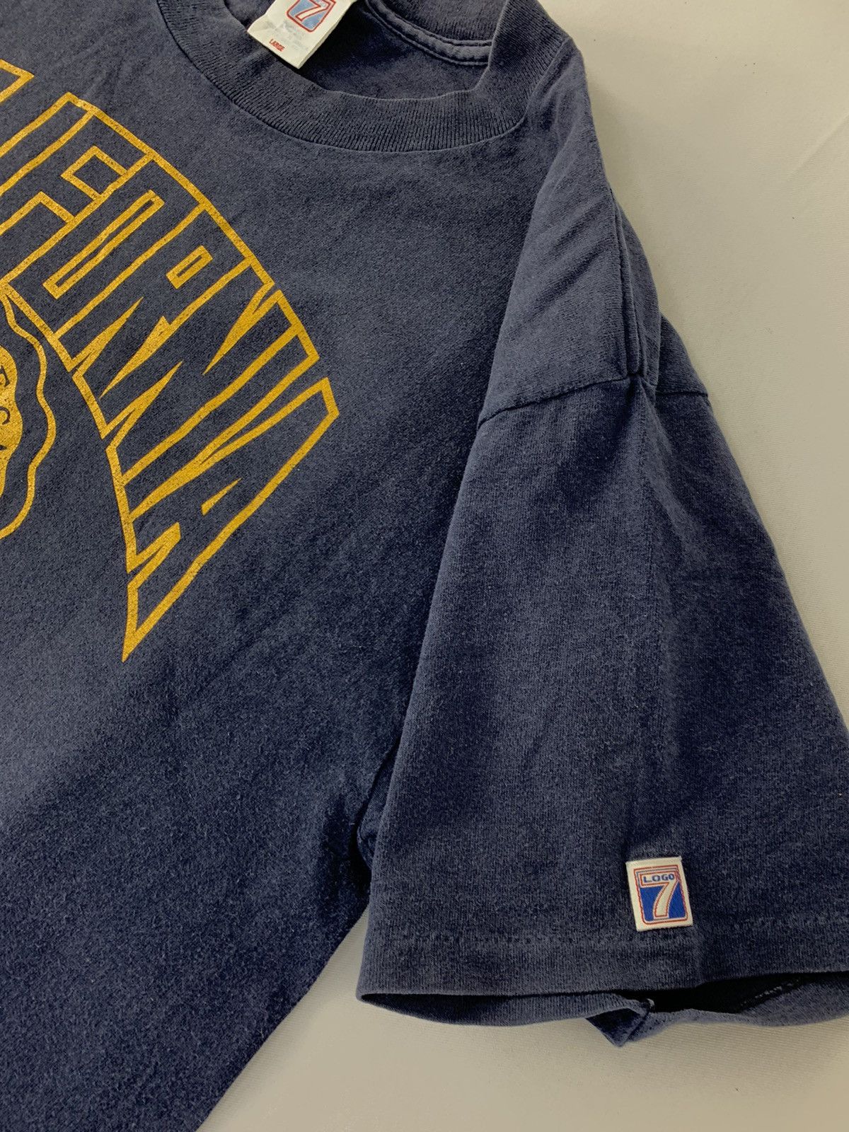 Logo 7 90s UCLA California Berkeley Big Logo Spell Out Tee Size US L / EU 52-54 / 3 - 4 Thumbnail