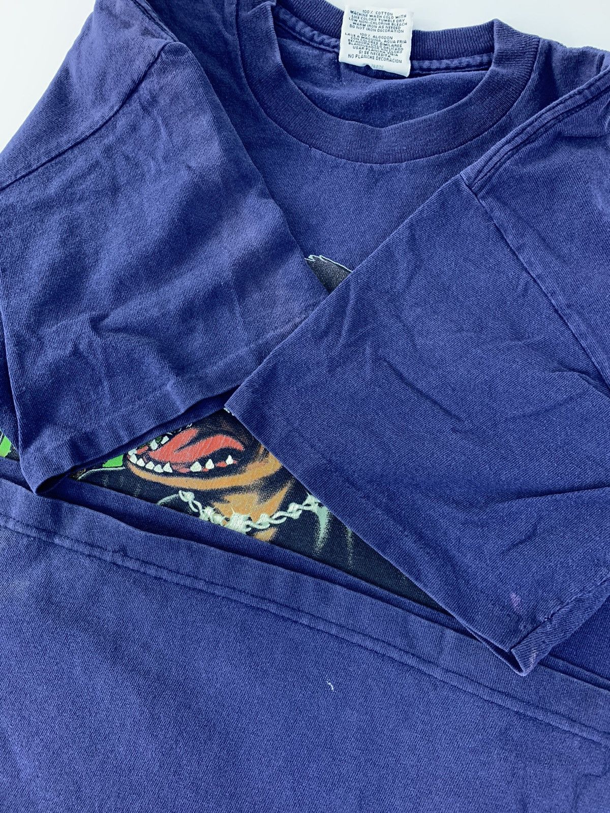 Rap Tees × Top Dawg Entertainment × Vintage 90s Top Dawg 96 Night Crawler Rotweiler Dog Rap Tees Size US M / EU 48-50 / 2 - 12 Thumbnail