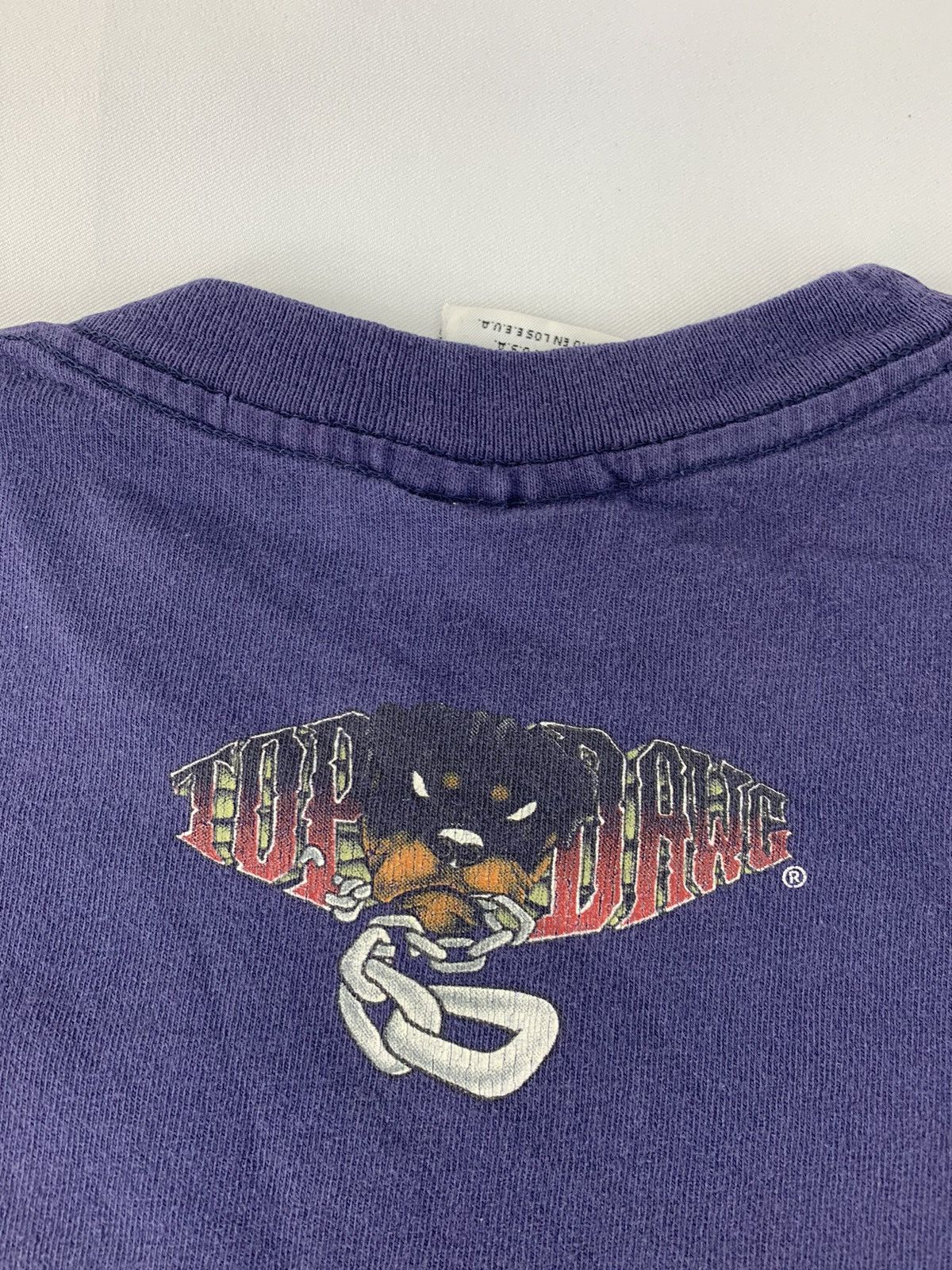 Rap Tees × Top Dawg Entertainment × Vintage 90s Top Dawg 96 Night Crawler Rotweiler Dog Rap Tees Size US M / EU 48-50 / 2 - 9 Thumbnail