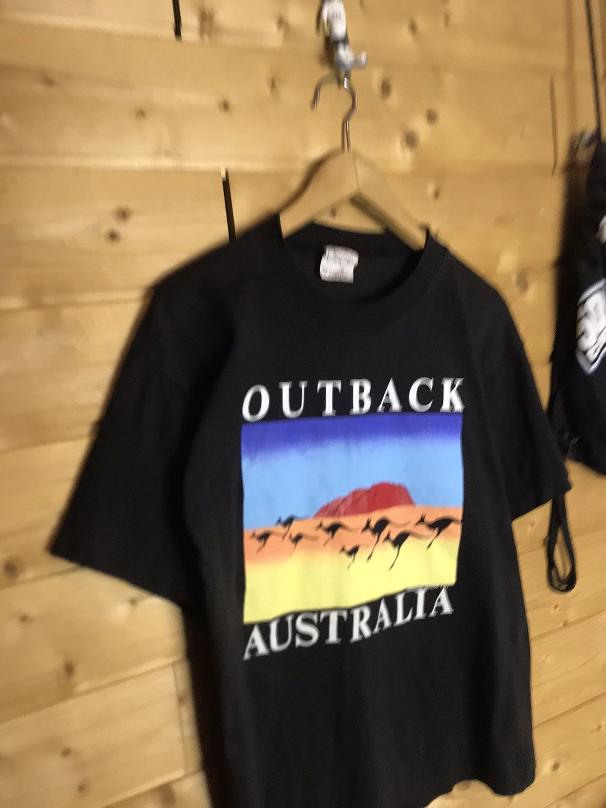 Man Made In Australia Vintage 90s Samsousan Outback Australia single stitch tee Size US S / EU 44-46 / 1 - 2 Thumbnail