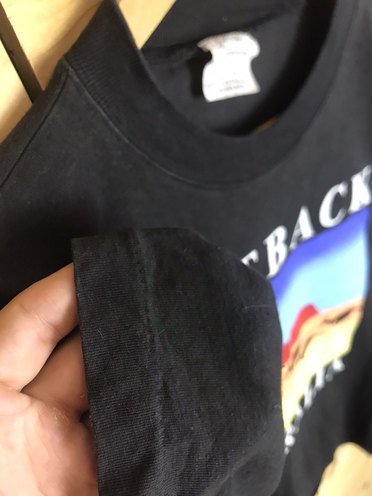 Man Made In Australia Vintage 90s Samsousan Outback Australia single stitch tee Size US S / EU 44-46 / 1 - 5 Thumbnail