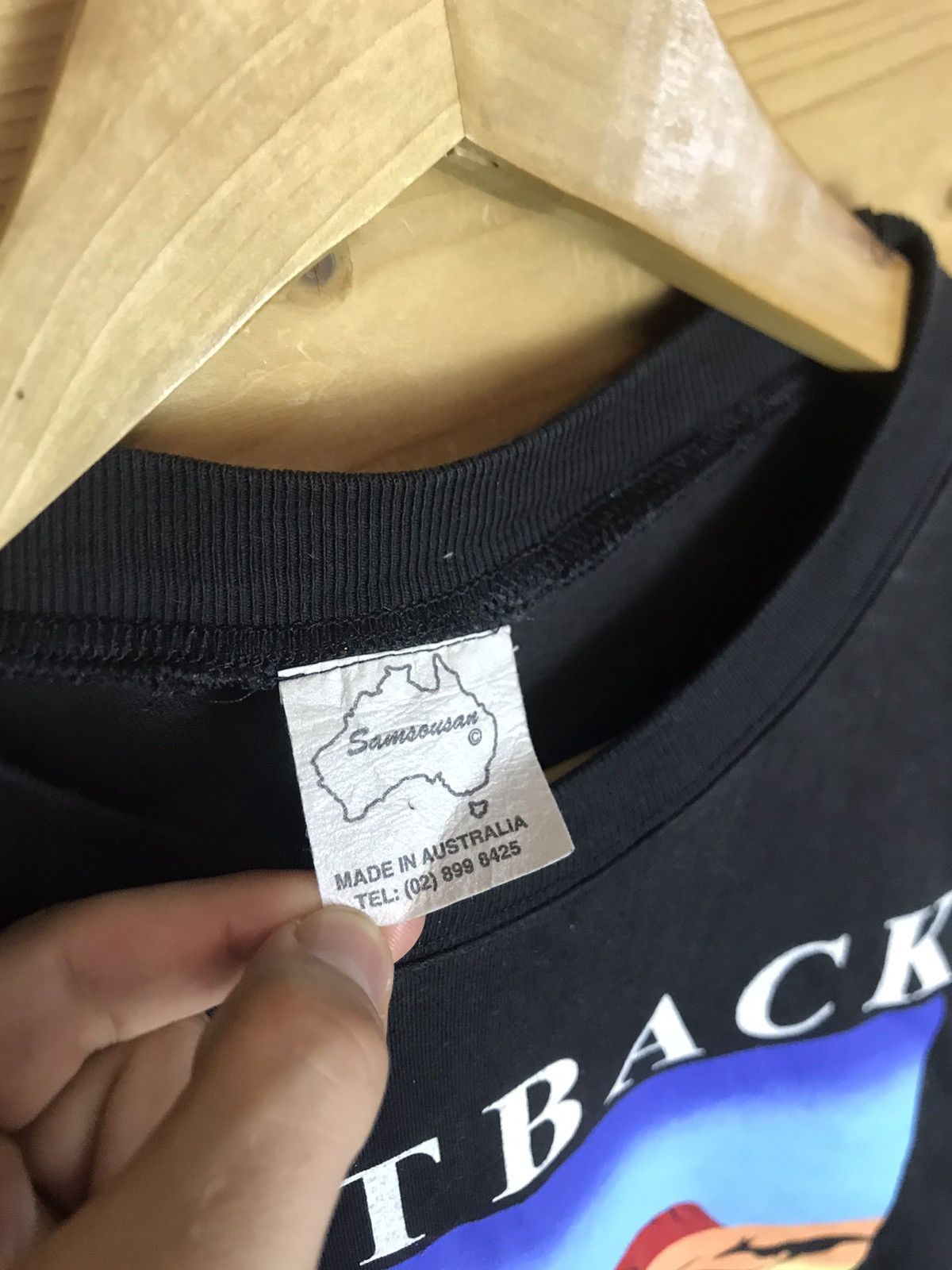 Man Made In Australia Vintage 90s Samsousan Outback Australia single stitch tee Size US S / EU 44-46 / 1 - 6 Thumbnail
