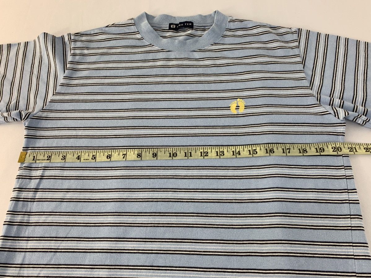Hang Ten 90s Hang Ten Crewneck Stripes Embroidery Logo Tee Size US L / EU 52-54 / 3 - 7 Thumbnail