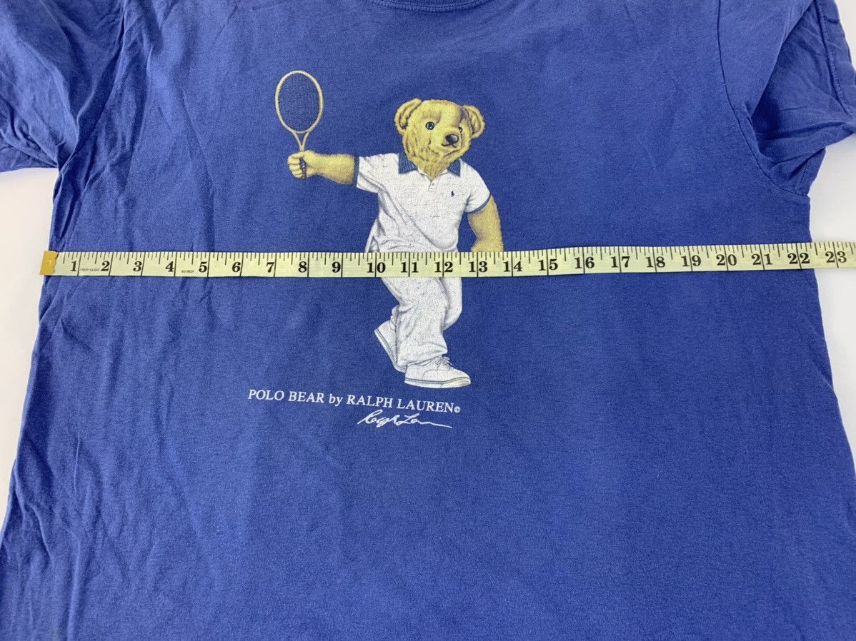 Polo Ralph Lauren 90s Polo by Ralph Lauren Polo Bear Tennis Printed Tee Size US L / EU 52-54 / 3 - 7 Thumbnail