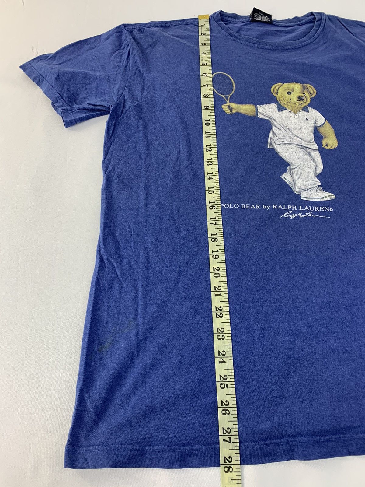 Polo Ralph Lauren 90s Polo by Ralph Lauren Polo Bear Tennis Printed Tee Size US L / EU 52-54 / 3 - 8 Thumbnail
