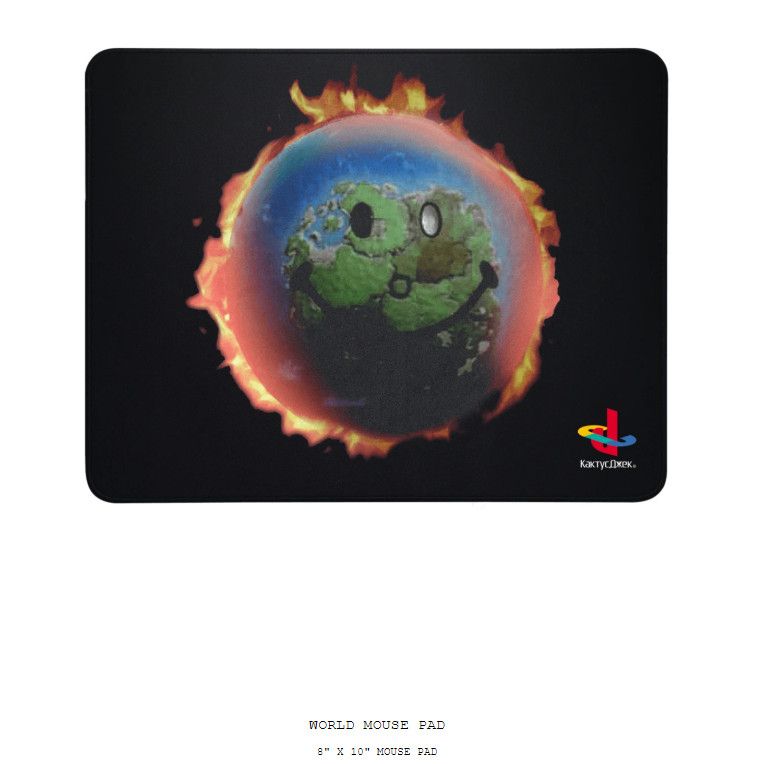 Travis Scott Travis Scott Fortnite CJ World Black Mouse Pad Cactus Jack Size ONE SIZE - 2 Thumbnail