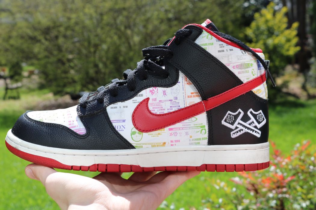 nike dunk high lucha libre