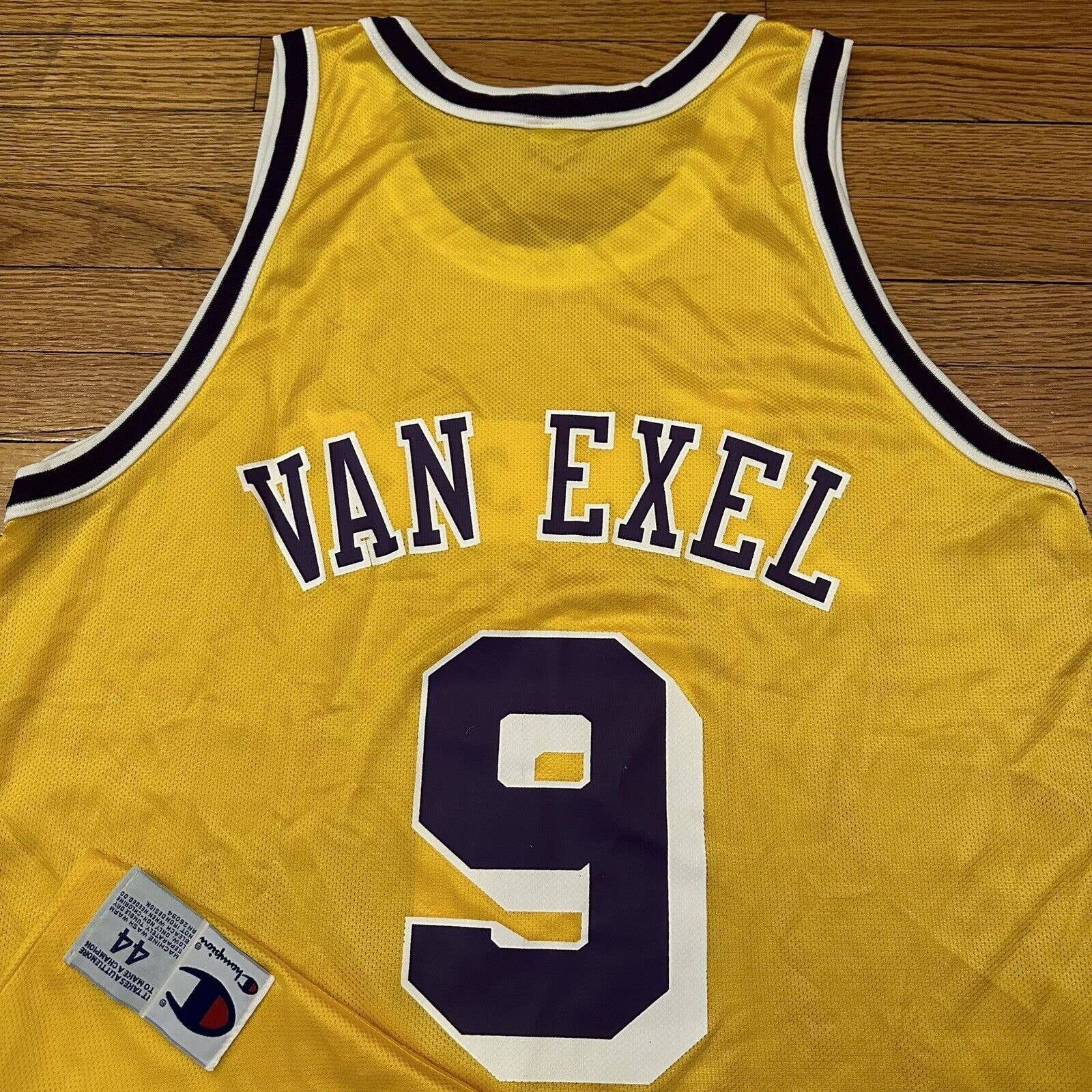 Vintage Champion Los Angeles Lakers Nick Van Excel Jersey
