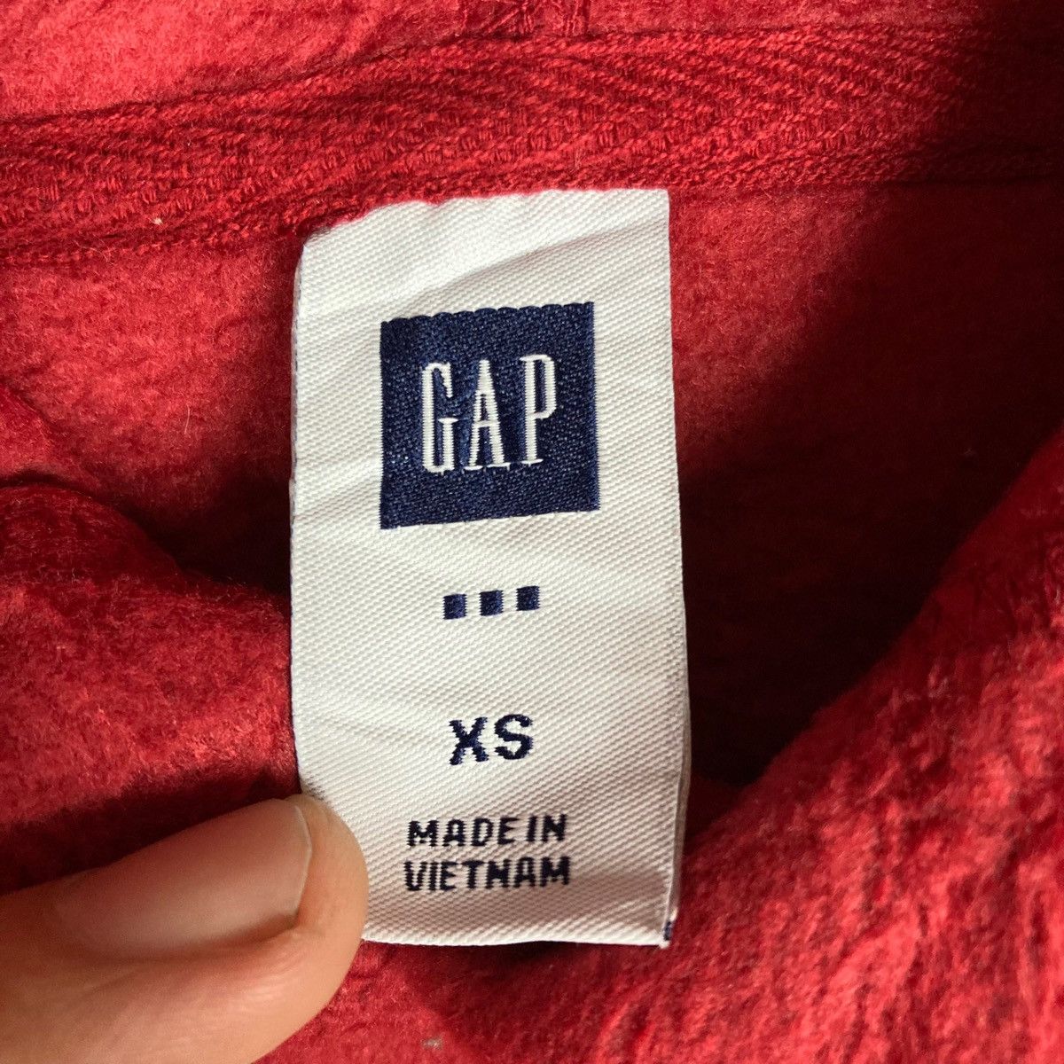 Gap Vintage GAP Spell Out Pullover Jumper Hoodie Size US XS / EU 42 / 0 - 6 Thumbnail