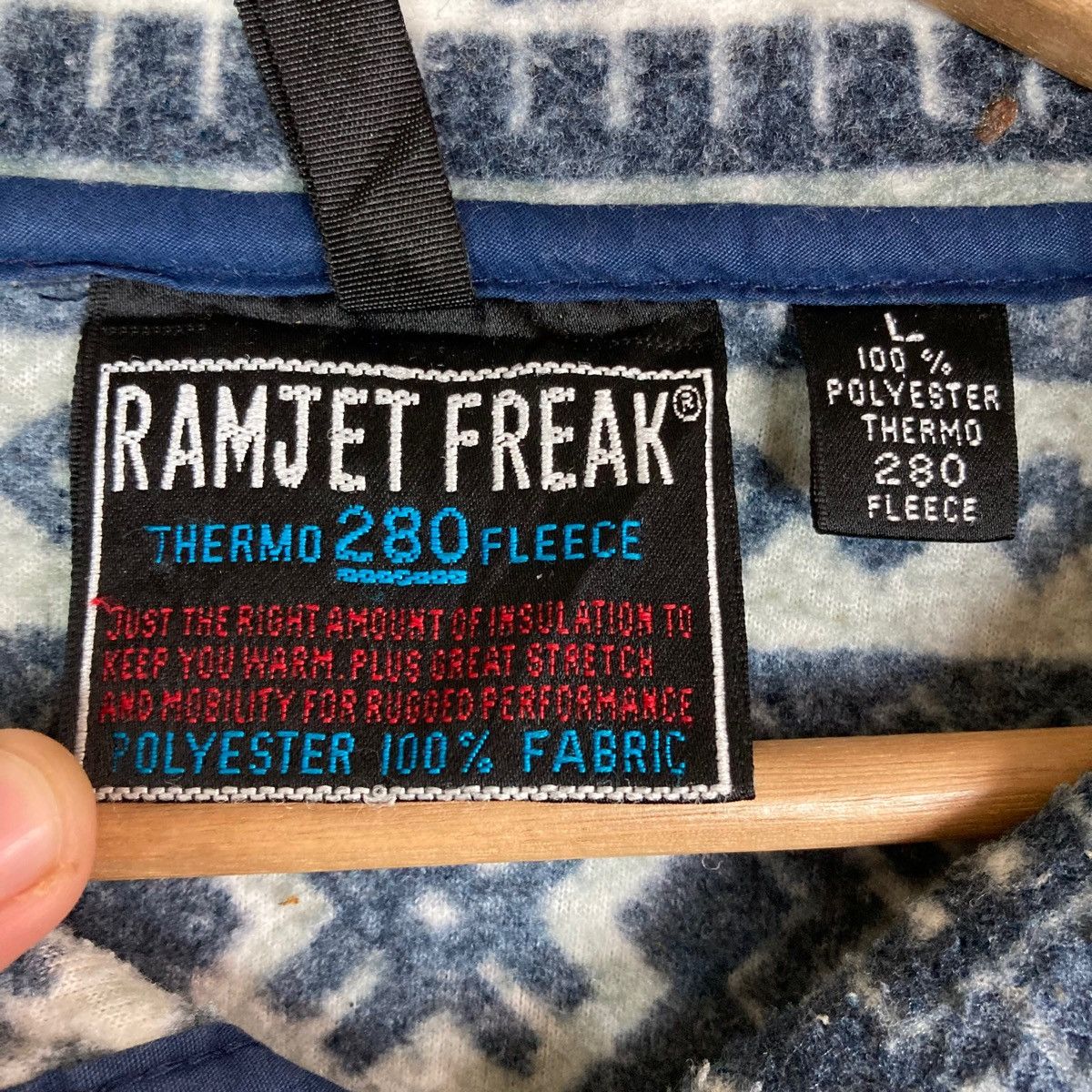 Vintage Vintage Ramjet Freak Quarter Zip Navajo Design Pullover Size US L / EU 52-54 / 3 - 6 Thumbnail