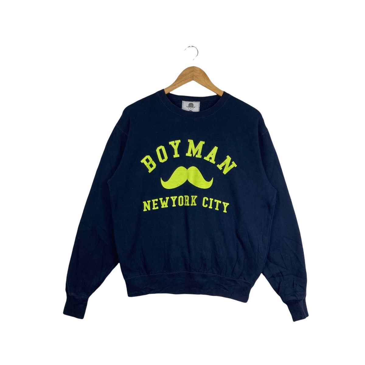 Vintage Boyman Sweatshirt Casual Jumper Streetwear Pullover Size US M / EU 48-50 / 2 - 2 Thumbnail