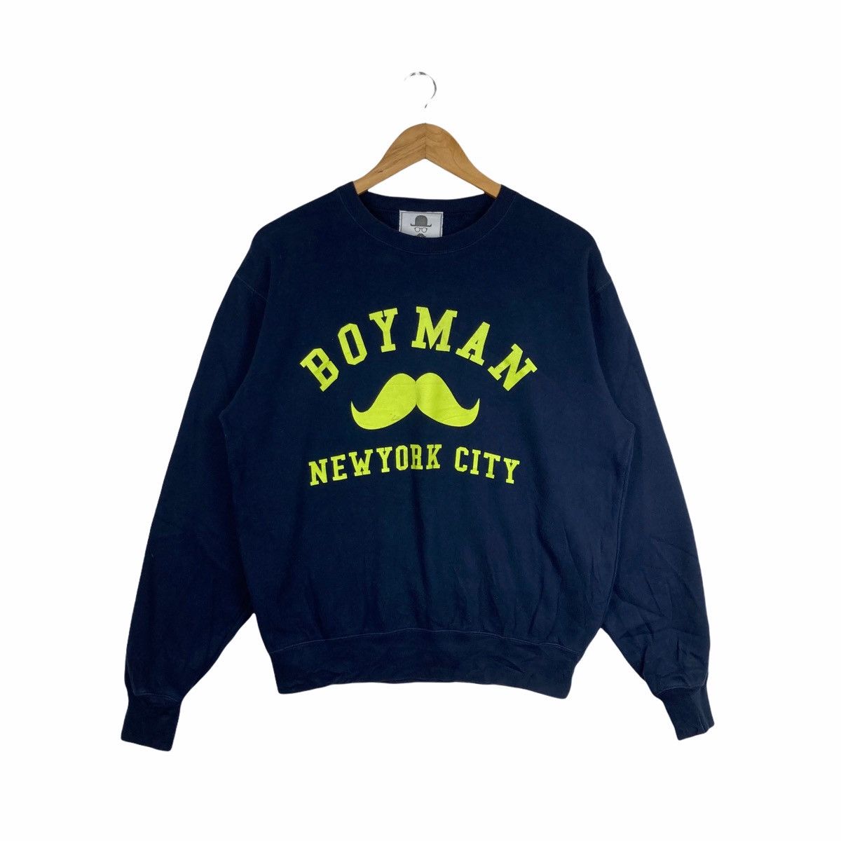 Vintage Boyman Sweatshirt Casual Jumper Streetwear Pullover Size US M / EU 48-50 / 2 - 1 Thumbnail