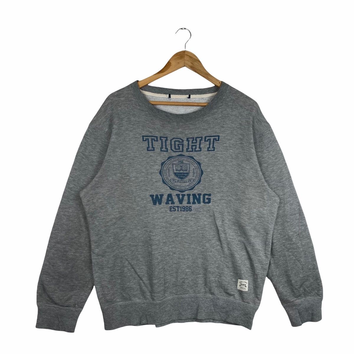 vintage Tight waving sweatshirt Casual jumper Pullover