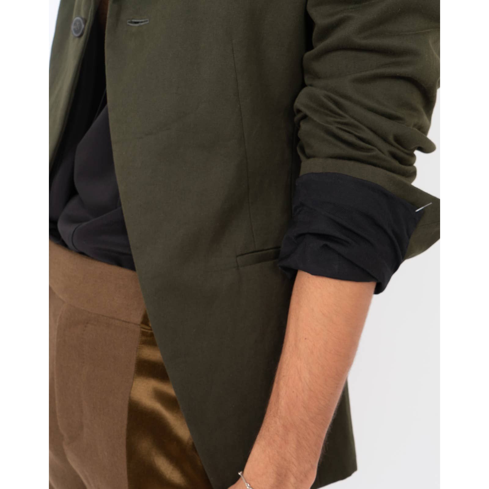 Haider Ackermann SS20 Cut Out Tuxedo Trooper Blazer 1 of 1 Sample Size US M / EU 48-50 / 2 - 6 Thumbnail
