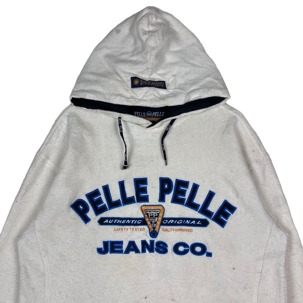 Marc Buchanan PELLE PELLE Marc Buchanan Spell Out Pullover Jumper Hoodie Size US M / EU 48-50 / 2 - 2 Thumbnail
