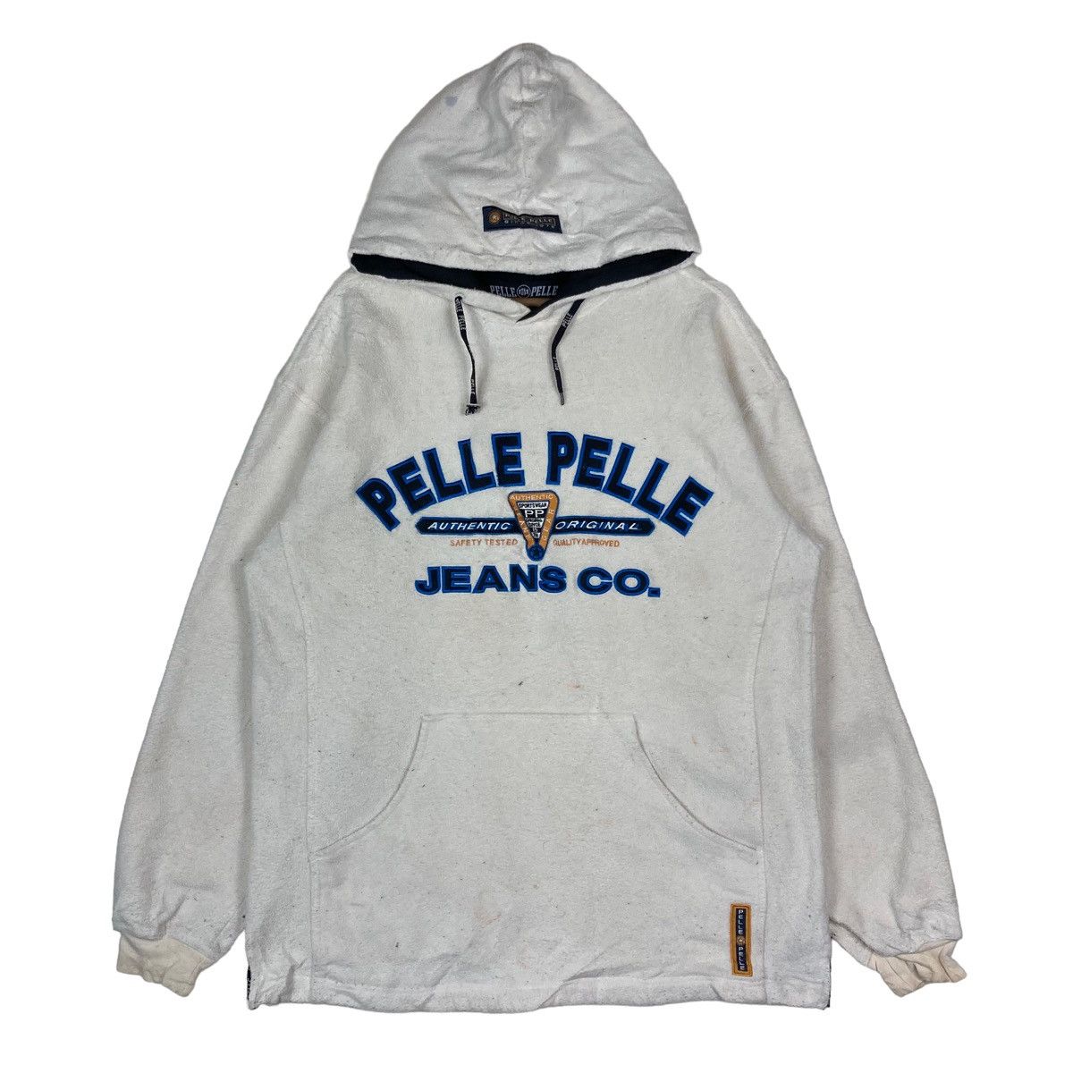 Marc Buchanan PELLE PELLE Marc Buchanan Spell Out Pullover Jumper Hoodie Size US M / EU 48-50 / 2 - 1 Thumbnail