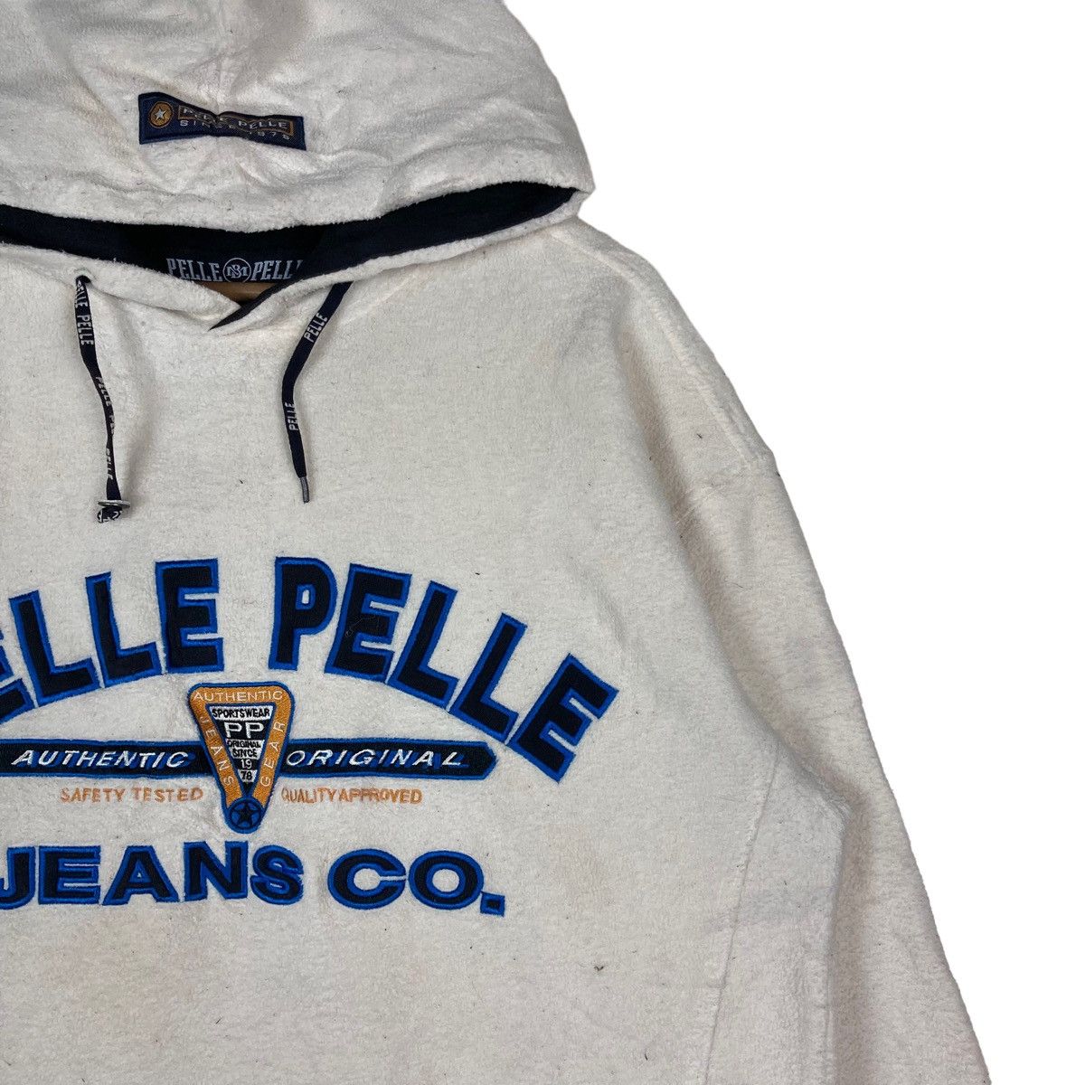 Marc Buchanan PELLE PELLE Marc Buchanan Spell Out Pullover Jumper Hoodie Size US M / EU 48-50 / 2 - 3 Thumbnail