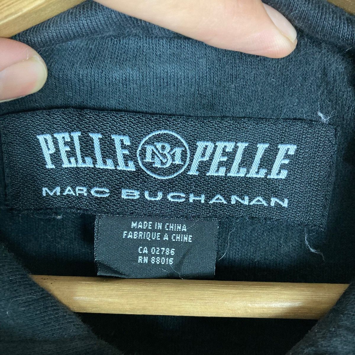 Marc Buchanan PELLE PELLE Marc Buchanan Spell Out Pullover Jumper Hoodie Size US M / EU 48-50 / 2 - 8 Thumbnail