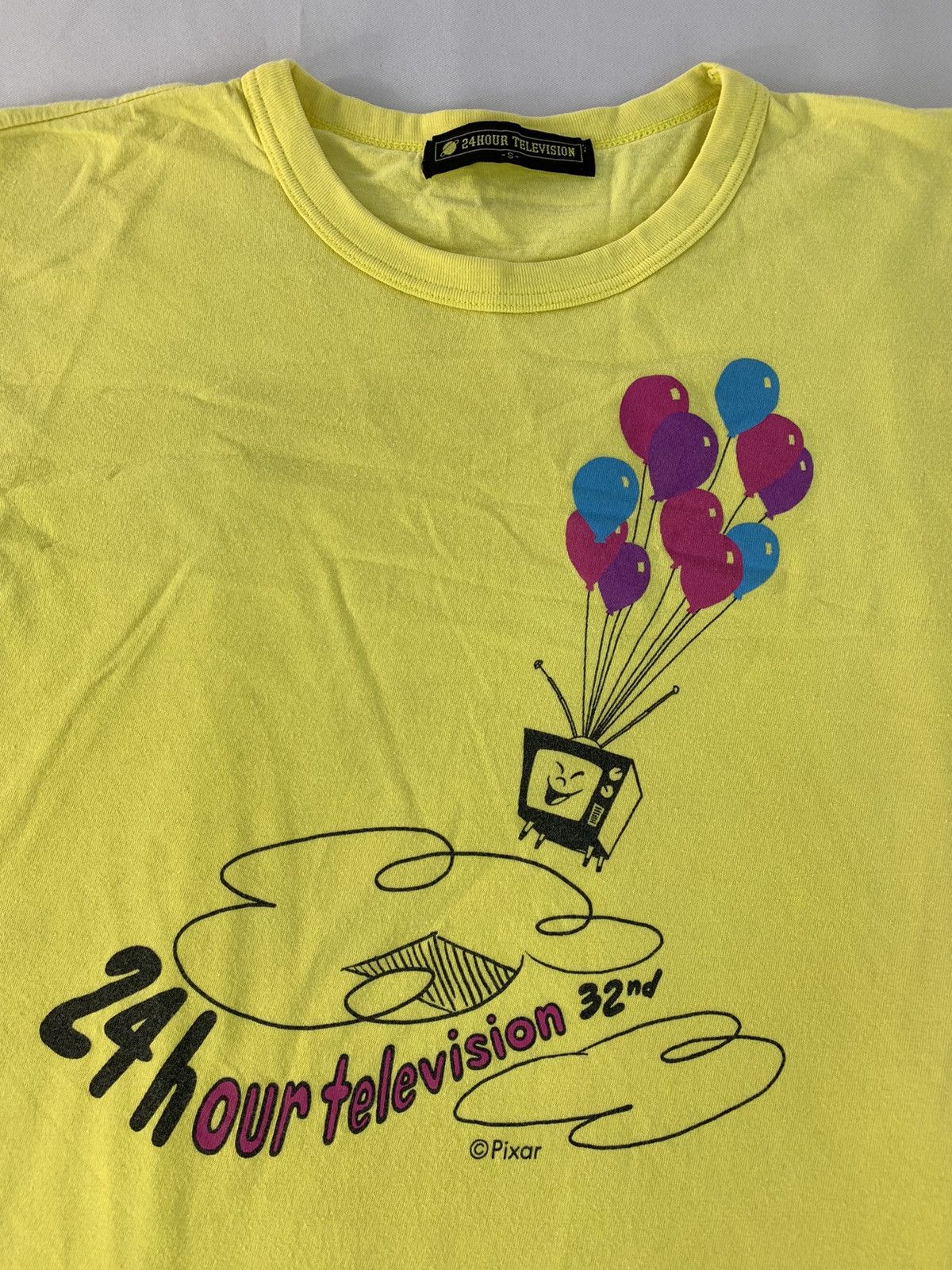 Japanese Brand Hype 24 Hour Television 32nd Pixar Balloon Printed Tee Size US S / EU 44-46 / 1 - 3 Thumbnail