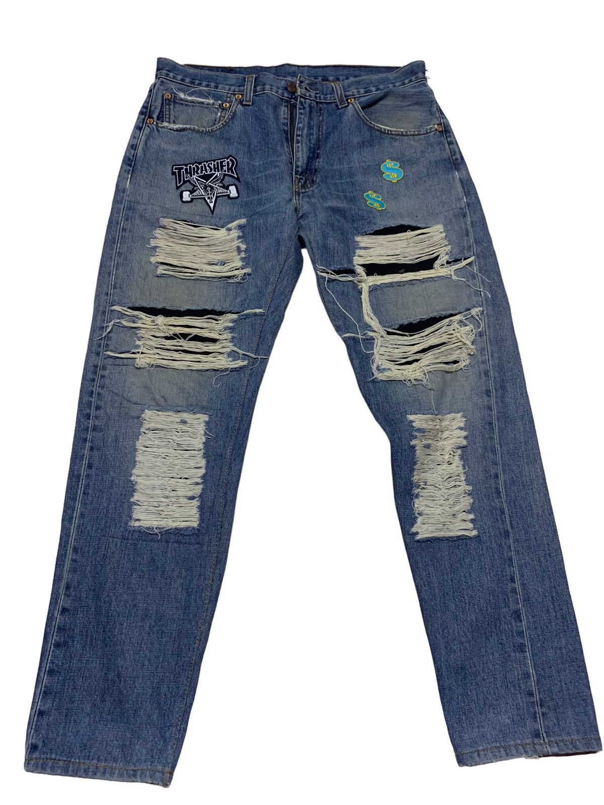 Levi's Vintage Clothing Distressed denim Levi’s Size US 34 / EU 50 - 3 Thumbnail