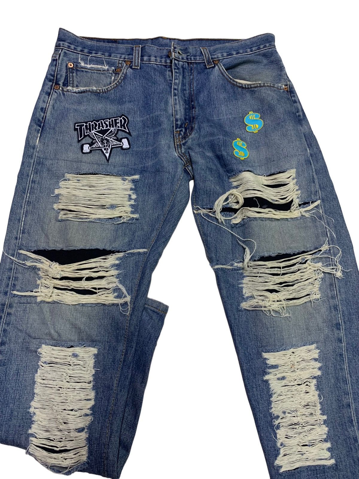 Levi's Vintage Clothing Distressed denim Levi’s Size US 34 / EU 50 - 1 Thumbnail