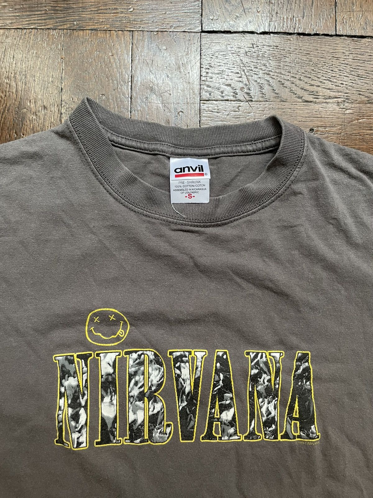 nirvana 1997 vintage T anvilTシャツ/カットソー(半袖/袖なし)