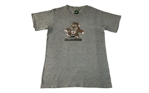 image of Made In USA x Vintage Hype 90's Xlarge Clothing 32Bit Design Printed Tee in Grey, Men's (Size Mediu
