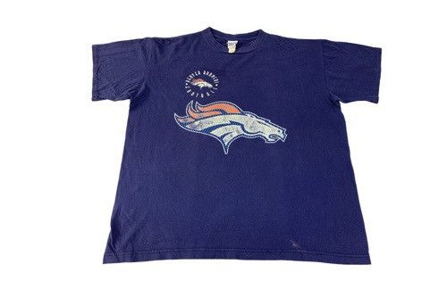 Vintage Hype 90s Denver Broncos Football American Sport Big Logo Size US XL / EU 56 / 4 - 1 Thumbnail