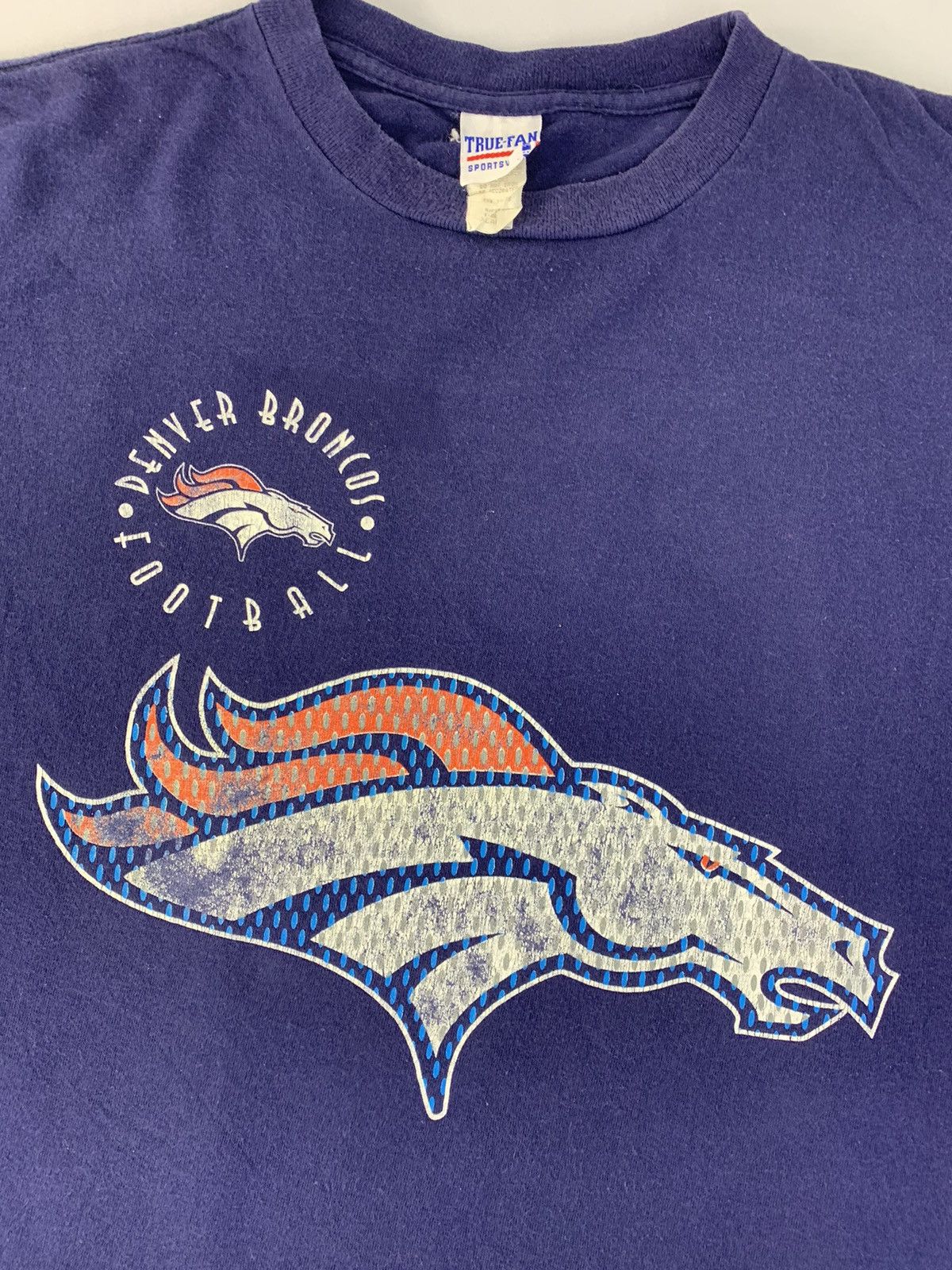Vintage Hype 90s Denver Broncos Football American Sport Big Logo Size US XL / EU 56 / 4 - 3 Thumbnail