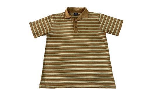 Hang Ten 90s Hang Ten Single Pocket Striped Design Polo Tee Size US L / EU 52-54 / 3 - 1 Thumbnail