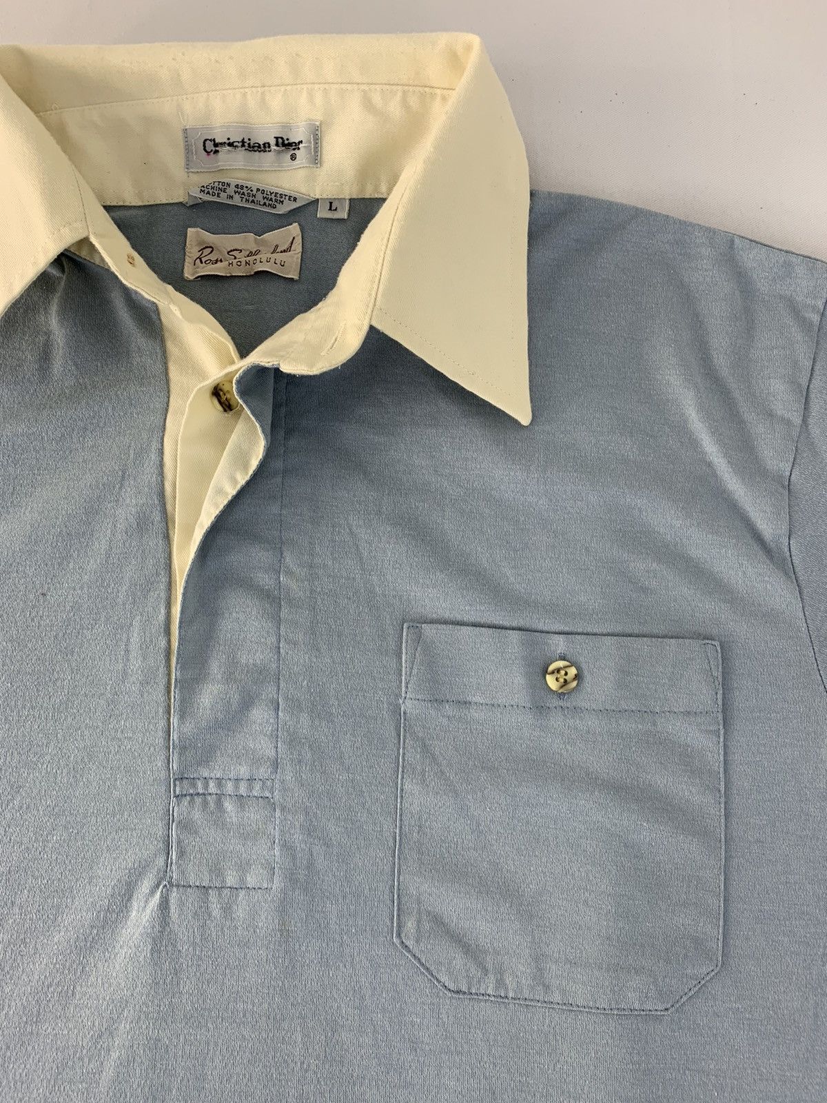 Christian Dior Monsieur × Vintage 90s Christian Dior Ross Sutherland Honolulu Polo Tee Size US L / EU 52-54 / 3 - 4 Thumbnail